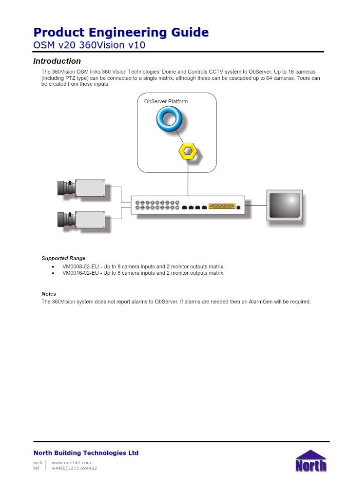 Preview thumbnail of page 1 of the 360Vision Engineering Guide PDF document.